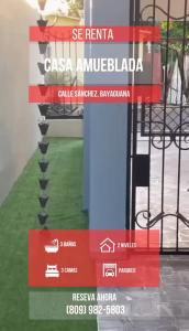 Certifikát, hodnocení, plakát nebo jiný dokument vystavený v ubytování Casa Bayaguana Real