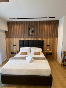 Postel nebo postele na pokoji v ubytování Hotel Resort Mia&Ana