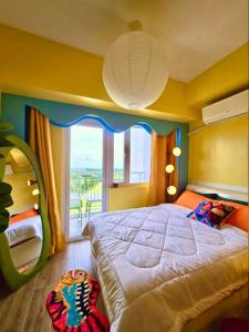 Voodi või voodid majutusasutuse Tagaytay Sea of Clouds Staycation toas