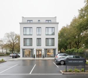 Budova, kde se aparthotel nachází