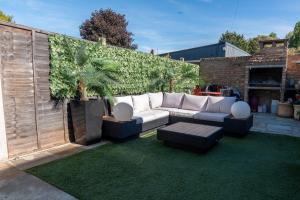 Χώρος καθιστικού στο Lovely Double Room for One Person