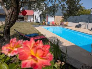 Πισίνα στο ή κοντά στο Au clos du pont, appartement relax