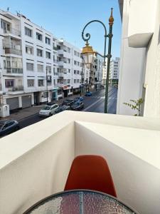 Balkón nebo terasa v ubytování Home hassan