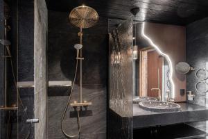 Koupelna v ubytování Jänkä Resort