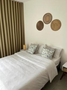 Postel nebo postele na pokoji v ubytování Santa Marta apartamento con vista al mar- santamarina-709