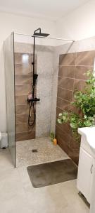 Koupelna v ubytování Les jardins suspendus des caraibes