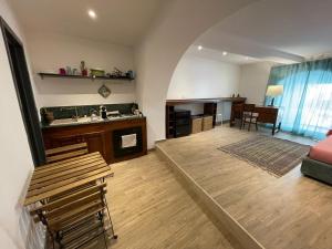 Χώρος καθιστικού στο Spazio apartments Etnea