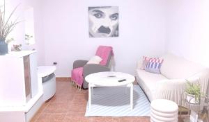 Posezení v ubytování Beautiful house near the center with terrace