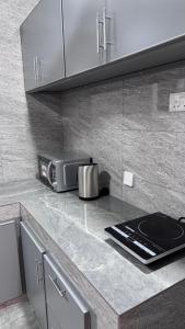 Kuchyň nebo kuchyňský kout v ubytování Aurum Azure + 29 fotografií