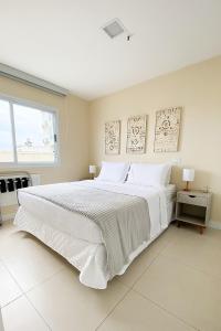 Postel nebo postele na pokoji v ubytování Apart hotel com vista a 300 mts das praias Ipanema - Copacabana - Arpoador
