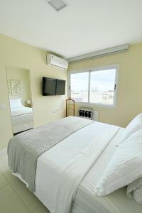 Postel nebo postele na pokoji v ubytování Apart hotel com vista a 300 mts das praias Ipanema - Copacabana - Arpoador + 24 fotografií