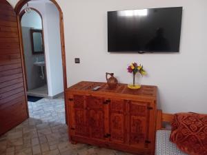 Μια τηλεόραση ή/και κέντρο ψυχαγωγίας στο Villa azzurra imsouane