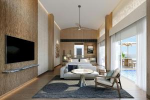 TV a/nebo společenská místnost v ubytování The Westin Nirup Island Resort & Spa