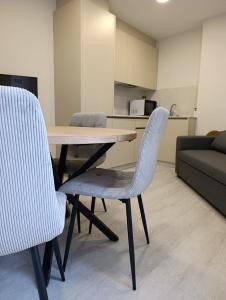 Kuchyň nebo kuchyňský kout v ubytování Apartamentos Turísticos Praia dos Crsitais + 4 fotografie