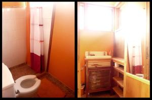 Koupelna v ubytování Bello Barro