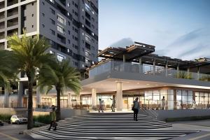 Το κτήριο όπου στεγάζεται  το διαμέρισμα