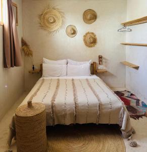 Ένα ή περισσότερα κρεβάτια σε δωμάτιο στο Caban Surf