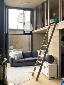 Postel nebo postele na pokoji v ubytování Relax In This Cozy Family Cabin