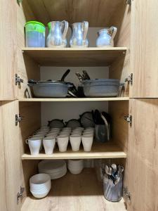 Η κουζίνα ή μικρή κουζίνα στο Hostelfc Movistar57