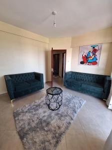 Χώρος καθιστικού στο Focus apartment