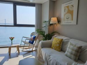 Χώρος καθιστικού στο 광안쏠트