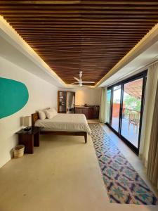 Postel nebo postele na pokoji v ubytování Casa Pepe