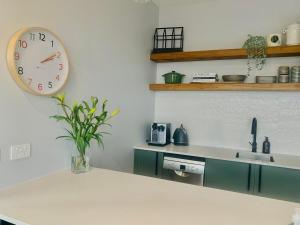 Η κουζίνα ή μικρή κουζίνα στο Modern Two Bedroom Waterfront Apartment +18 φωτογραφίες