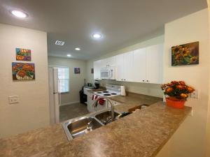 Η κουζίνα ή μικρή κουζίνα στο Florida condo close to Warm Mineral Springs