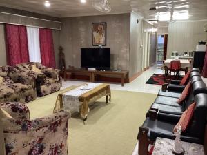 TV a/nebo společenská místnost v ubytování VeKay Apartment