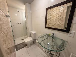 Koupelna v ubytování Vista Espetacular + 5 fotografií