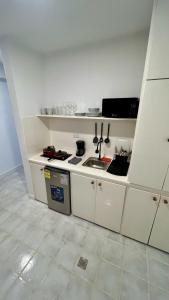 Η κουζίνα ή μικρή κουζίνα στο Vida Playa El Agua