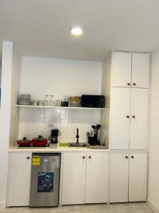 Η κουζίνα ή μικρή κουζίνα στο Vida Playa El Agua