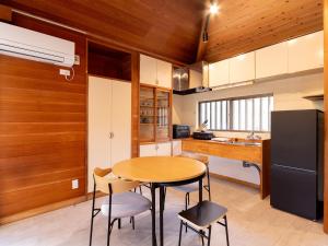 Kuchyň nebo kuchyňský kout v ubytování rinne 那須 Sauna Villa 2