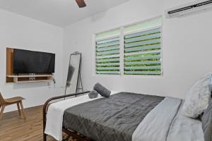 Μια τηλεόραση ή/και κέντρο ψυχαγωγίας στο Tropical Paradise with Private Pool & Forest Views