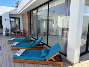 Χώρος καθιστικού στο Dar Lilla