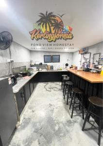 Köök või kööginurk majutusasutuses Kerlingfornia Pond View Homestay and Farmstead +11 fotot