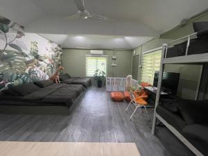 Istumisnurk majutusasutuses Kerlingfornia Pond View Homestay and Farmstead