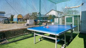 Stolní tenis v ubytování Daebudo olive Poolvilla pension nebo okolí