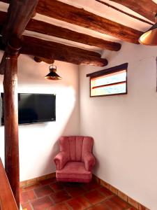 Μια τηλεόραση ή/και κέντρο ψυχαγωγίας στο Hotel Don Eduardo Quintero M