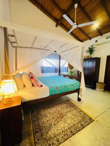 Ένα ή περισσότερα κρεβάτια σε δωμάτιο στο Onadi House