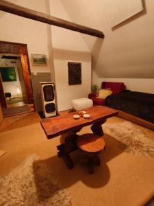 Posezení v ubytování Lázeňská chata Hvězdička + 53 fotografií