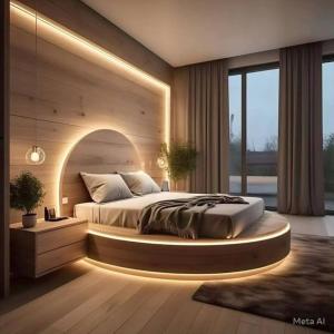 Voodi või voodid majutusasutuse Sheari Cottage, Sajek Valley toas