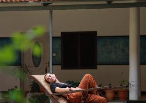 Hosté ubytování courtyard cafe