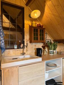 Η κουζίνα ή μικρή κουζίνα στο Alpaca Kot by tinykot