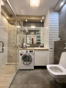 Ένα μπάνιο στο Perfect Apartment Oldtown Riverview Balcony