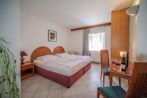 Una cama o camas en una habitación de Hotel Barborka