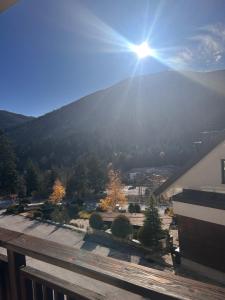 a view from the balcony of a building at Atila Nature Home in Bjelašnica