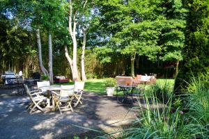 A patio or other outdoor area at Shorewood Inn