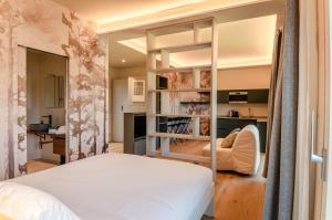 Kuchyň nebo kuchyňský kout v ubytování Aosta Holiday Apartments - Rayon