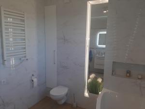 Koupelna v ubytování Dom na Beskidzkiej